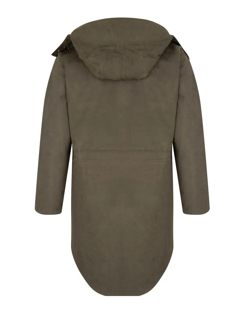 Hoggs Of Fife Struther Trilaminate Long Smock - Dark Green-1